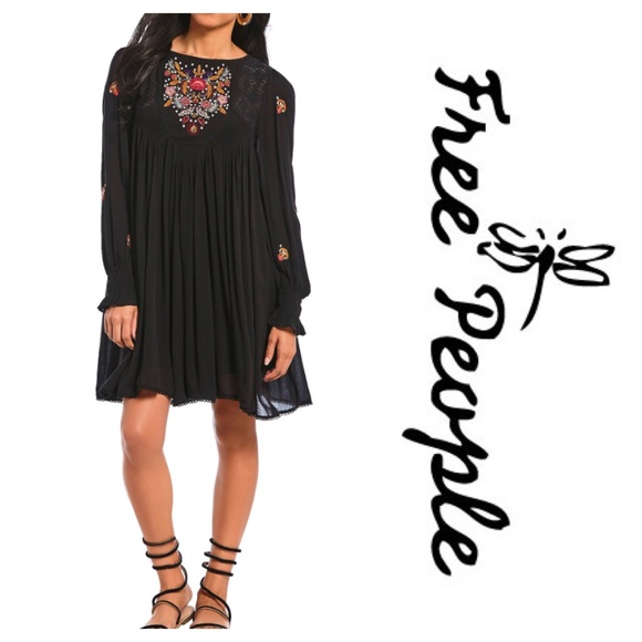 New FP Mohave Floral Embroidered Prairie Dress - Picture 4 of 7